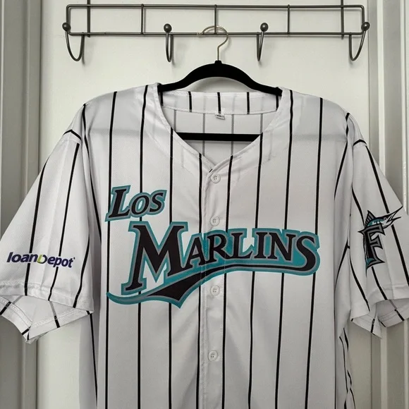 MLB • Los Marlins Classic Baseball Jersey - Adult Size XL - Collector’s Item - Picture 2 of 11